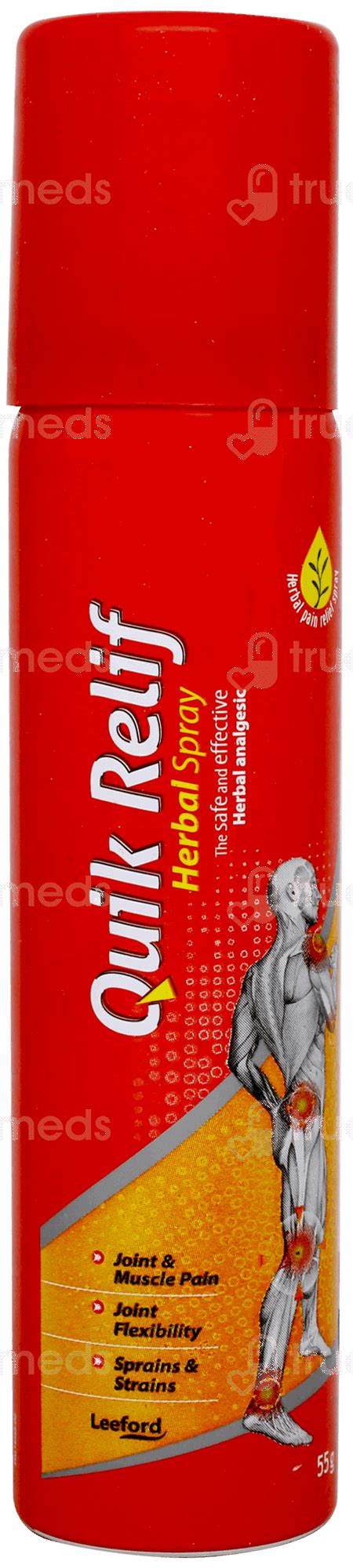 Quik Relif Herbal Spray 55 Gm - Uses, Side Effects, Dosage, Price ...