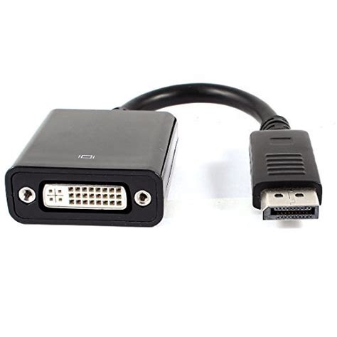 3NH® Dual Link DVI-I Female to DisplayPort Male Converter Adapter Black ...