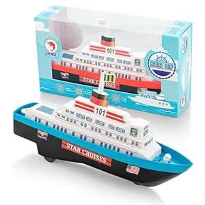 Cube Play Cruise Ship Replica | Pull Back Ship Toy | Water Boat | Ship ...