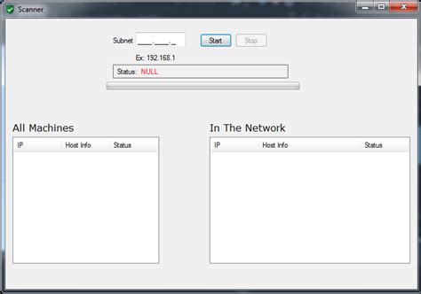Subnet Scanner 的图像结果