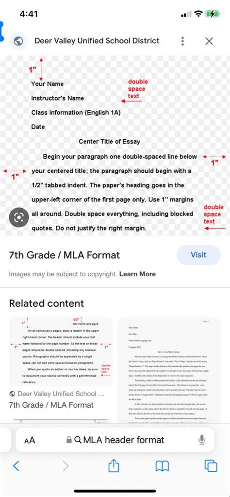 Image result for MLA 8th Edition Essay Format Steps