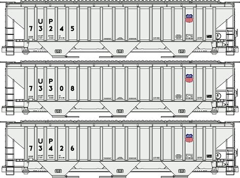 Buy Accurail 8138 Pullman-Standard 4750 3-Bay Covered Hopper 3-Pack ...
