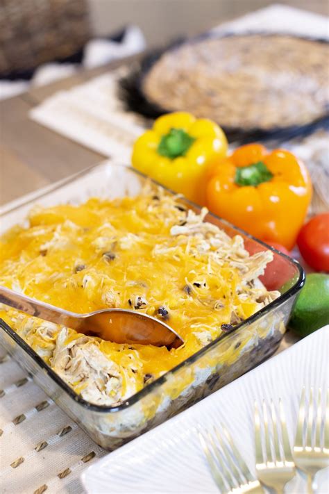 Family Dinners: Easy Mexican Chicken Casserole - Healthy By Heather Brown