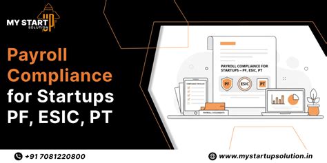 Payroll Compliance for Startups – PF, ESIC, PT- My Startup Solution