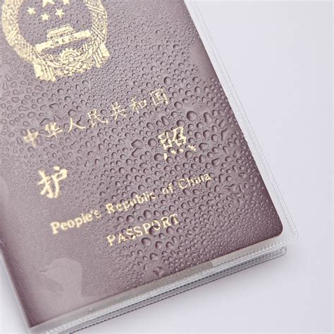磨砂透明护照证件套机票夹收纳保护套防水护照包旅行通行证件壳_虎窝淘