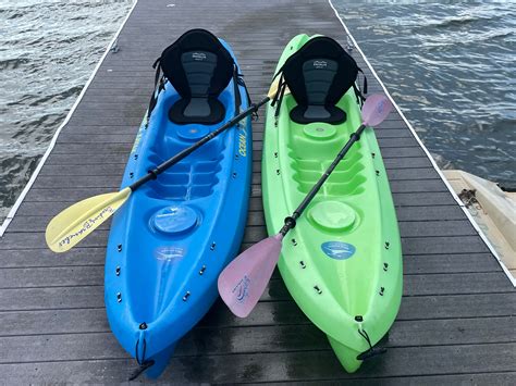 2 Scrambler 11 Sit-On-Top Kayak with paddles and new seats - Ocean City ...