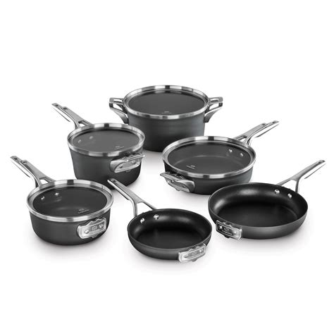 Calphalon Nonstick 10 Piece Cookware Set 的图像结果