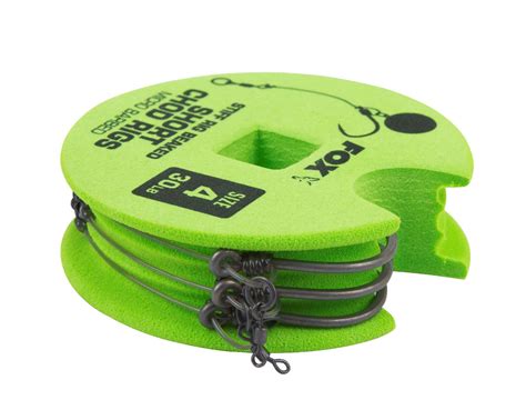 Fox Edges Stiff Chod Rig Short x3 | Haken gebunden | Haken ...