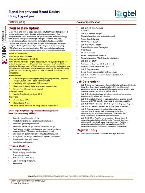 Image result for HyperLynx Signal Integrity Tutorial PDF