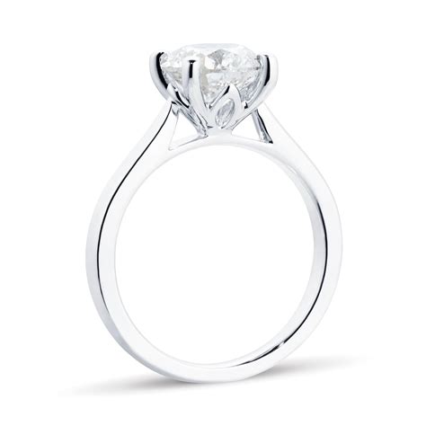 Mappin & Webb Platinum 2ct Solitaire Diamond Ring PLT 2CT | Goldsmiths