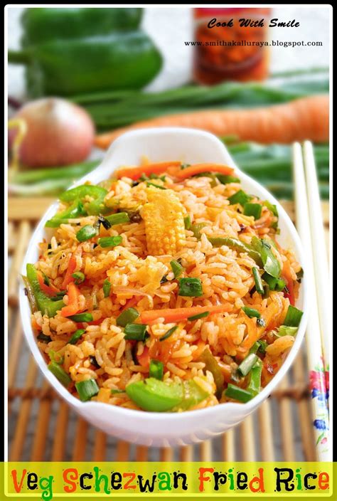SCHEZWAN FRIED RICE RECIPE / VEG SCHEZWAN FRIED RICE