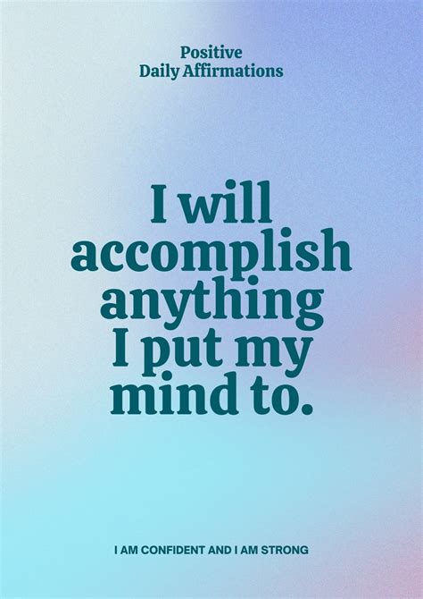 Motivation Affirmation Quotes