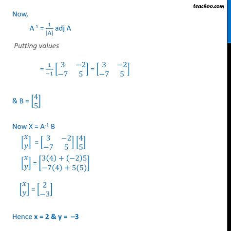Solving for Y and X Using Metrix Notation 的图像结果