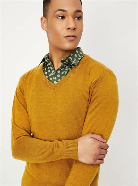 Buy Men Soft Low Pill Slim Fit Sweater Online at just Rs. 799.0 ...