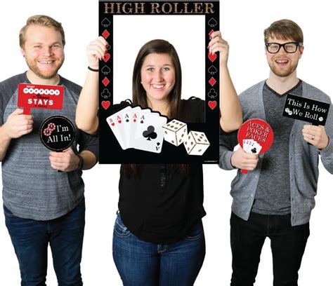 Buy Las Vegas - Casino Themed Party Selfie Photo Booth Picture Frame ...