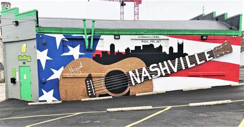 Guitar Skyline - nashville public art