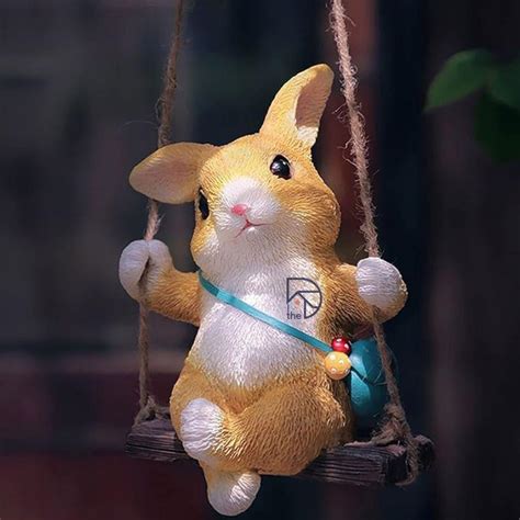 Hanging Cute Bunny for Garden Decor – The Decorshed