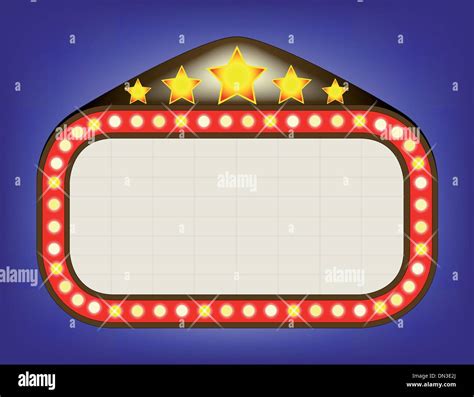Movie Theatre Marquee Stock Vector Image & Art - Alamy