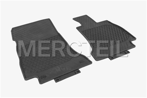 AMG GT All-Season Black Rubber Floor Carpets Set LHDRHD X290 Genuine ...