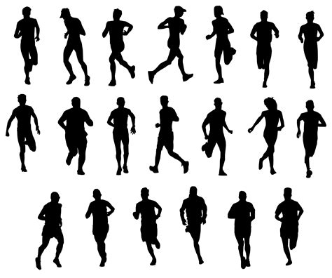 Runner Silhouette Transparent 的图像结果