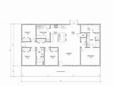 4 Bedroom 2 Bath Floor Plan House Plan 2000 Sq. Ft. the Moore House 4 ...