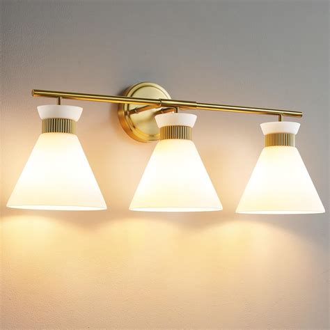 Snapklik.com : WOSHITU Bathroom Vanity Light Fixtures: 3-Lights Mid ...