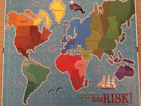 Risk Board Game Map