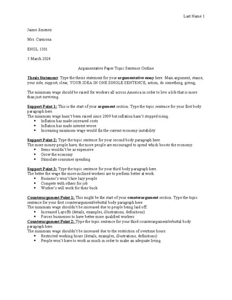 Image result for Topic Outline Examples