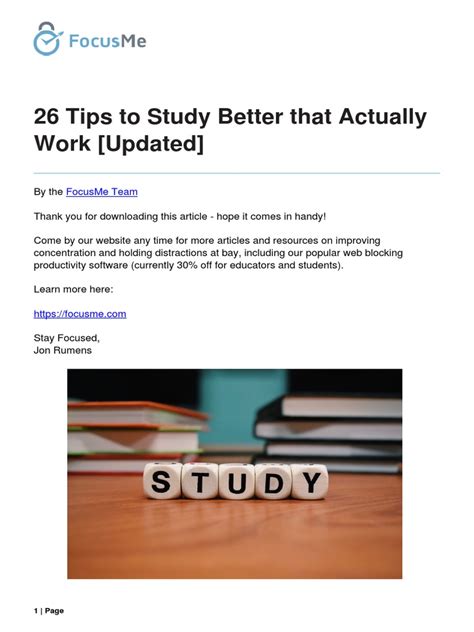 Image result for Study Tips That Work