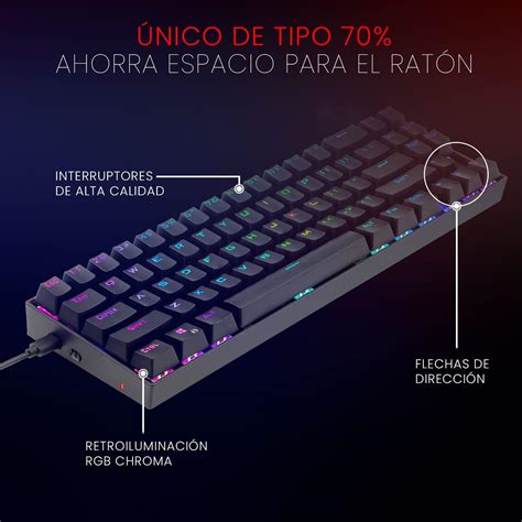 Buy Redragon K599 Wired/Wireless Mechanical Gaming Keyboard 60% Compact ...
