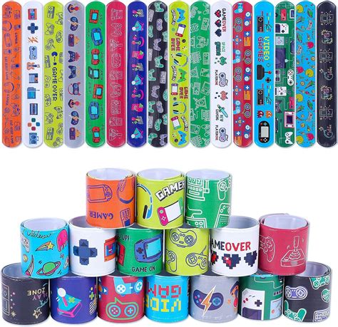 Golray 48 PCS Video Game Slap Bracelets for Kids India | Ubuy