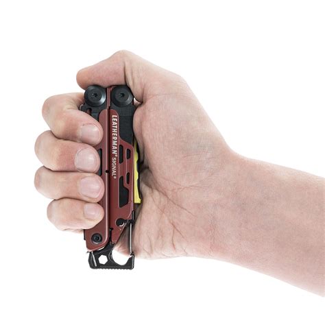 Leatherman Signal Crimson Multitool with sheath - Buy Online - MILITARY ...