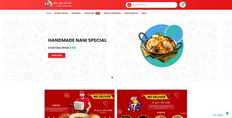 NaniDaDhaba Shopping Ecommerce Lifetime Website