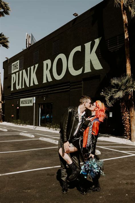 Say “I Do” at The Punk Rock Museum, Las Vegas, with Electric Sugar Elopements · Rock n Roll Bride