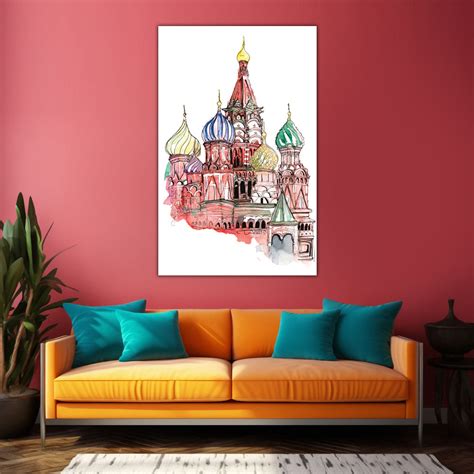 Kremlin Palace Wall Painting for Living Room, Bedroom, Office, Hotels ...