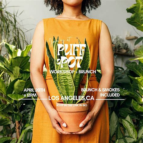 Puff & Pot: Brunch, Bud, & Botany - Elevate & Connect - 420 Event ...