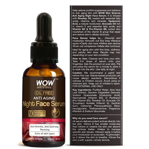 Buy Anti Aging Night Face Serum Online At Best Price