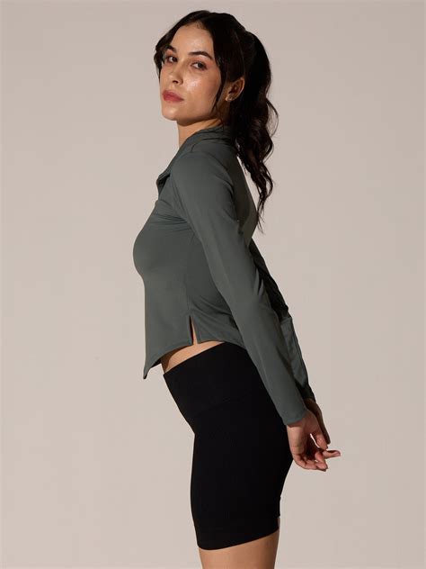 Forest Zip-It-Up Top – CAVA Athleisure Pvt Ltd