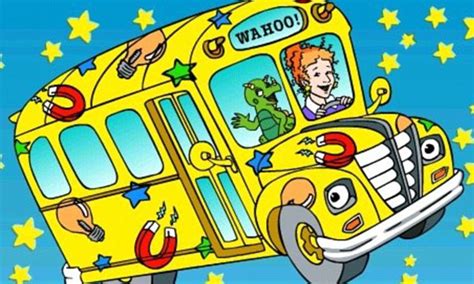 Cartoon Magic School Bus