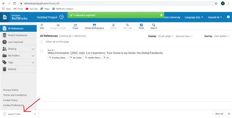 Export RefWorks to Excel 的图像结果