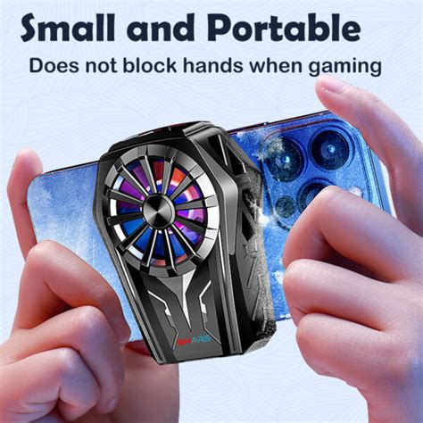 Smars Rechargeable Battery Semiconductor Mobile Radiator Cooling Fan C ...