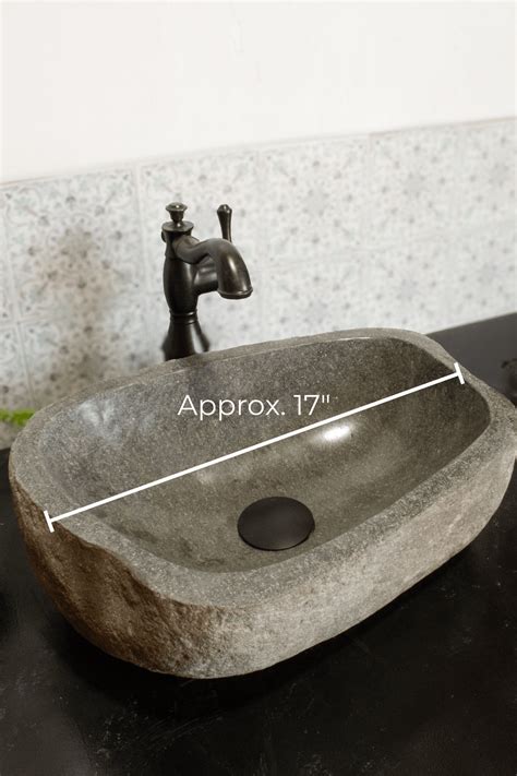 Medium River Rock Vessel Sink- Unique — Solange & Frances