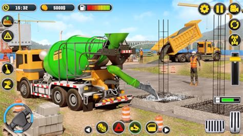 City Building Construction Excavator Simulator Game - Road Builder ...
