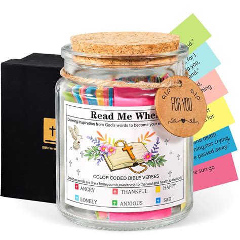 EDYGY Bible Verses in a Jar, Bible Verses Jar for Emotions India | Ubuy