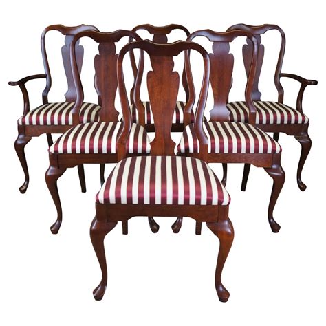 Queen Anne Dining Chairs Cherry at Lisa Hawke blog