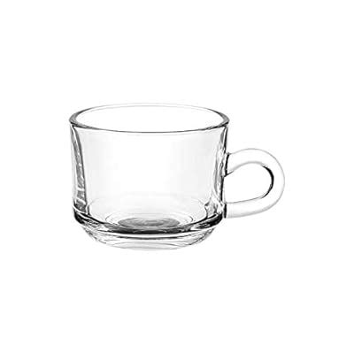 Buy Will and Weaves Ergonomic design Tea Coffee Glass Mugs Cup Set With ...