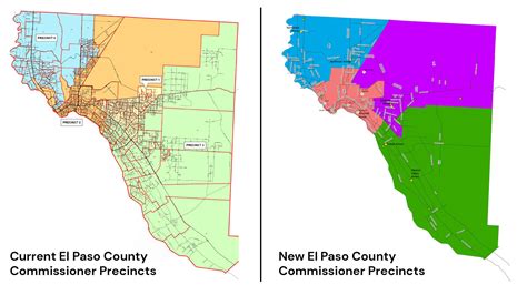 El Paso County Commissioners Court adopts its 4 new precincts for 2022 ...