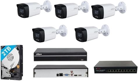 Dahua 4MP IP Colour Vision in Night with Audio 8 CCTV Camera Set with ...