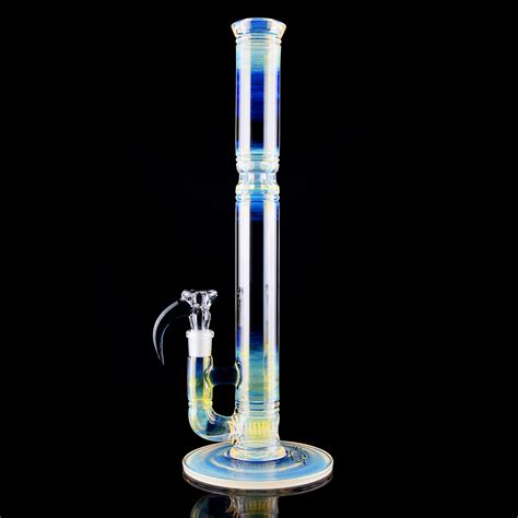 Apix - Baller Gridded Stemline Fume Tube - 18mm - 18.5" Tall | Sherlocks Glass & Dispensary