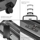 Assembly Premium Hard-sided Polycarbonate Cabin Trolley Luggage Cabin ...